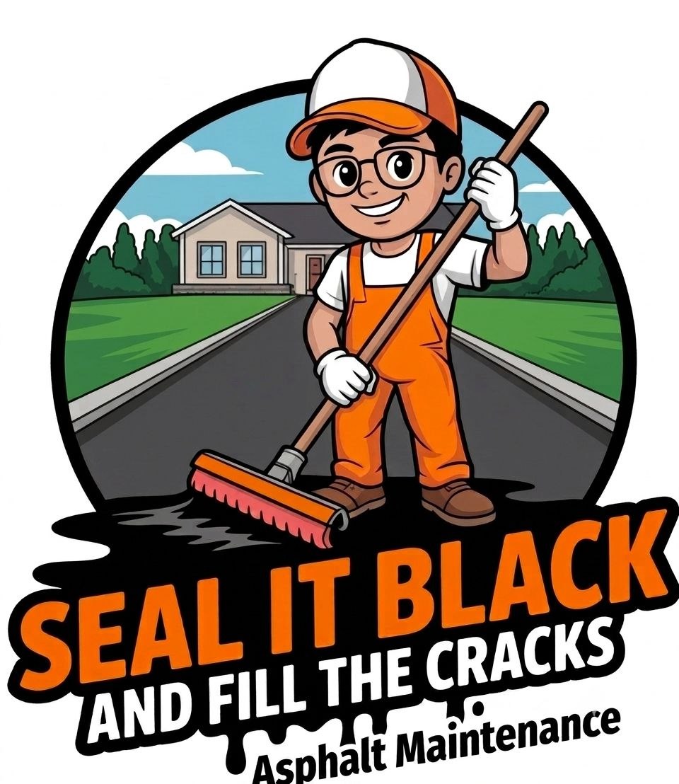 Seal It Black Mascot